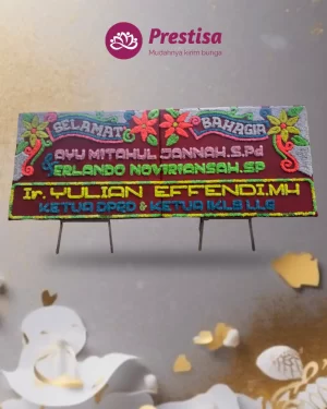 Karangan Bunga Papan – Wedding– Banda Aceh– 5