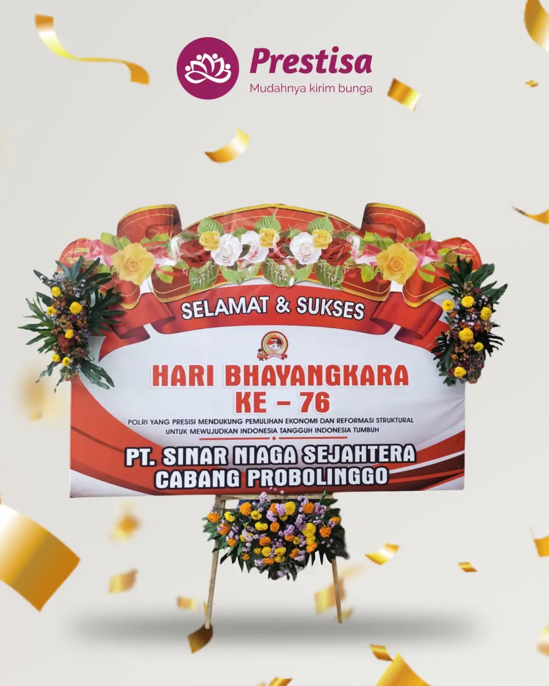Karangan Bunga Papan – Congratulation– Probolinggo – 7