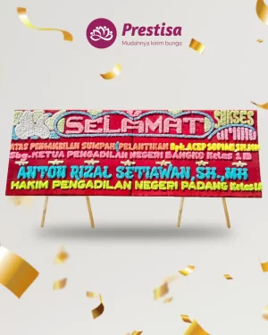 Karangan Bunga Papan – Congratulation– Medan– 2