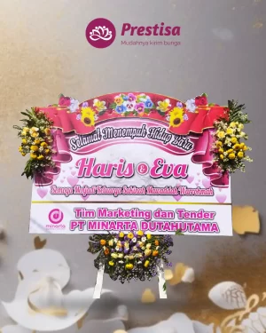 Karangan Bunga Papan – Wedding– Probolinggo – 7