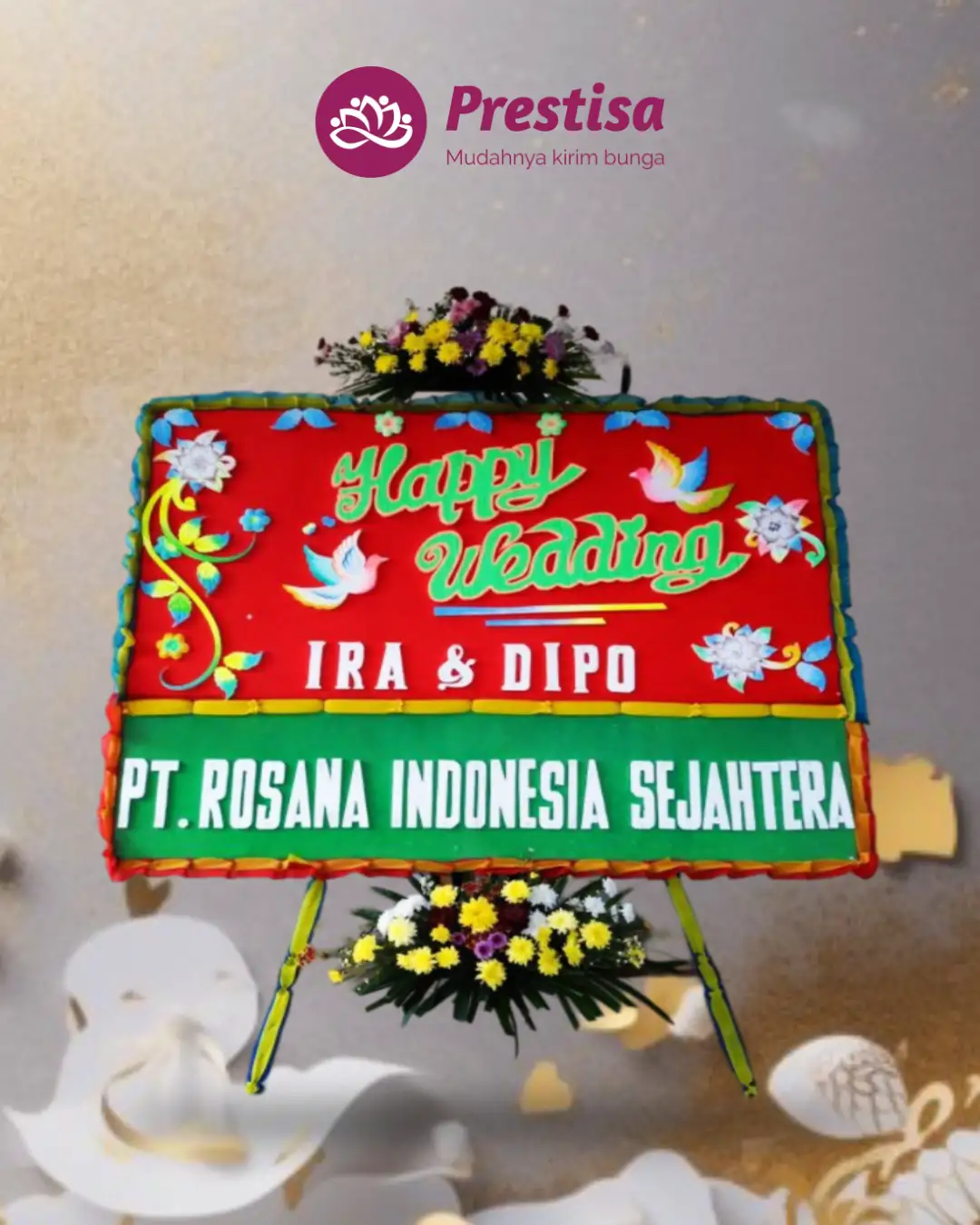 Karangan Bunga Papan – Wedding– Pekanbaru– 11