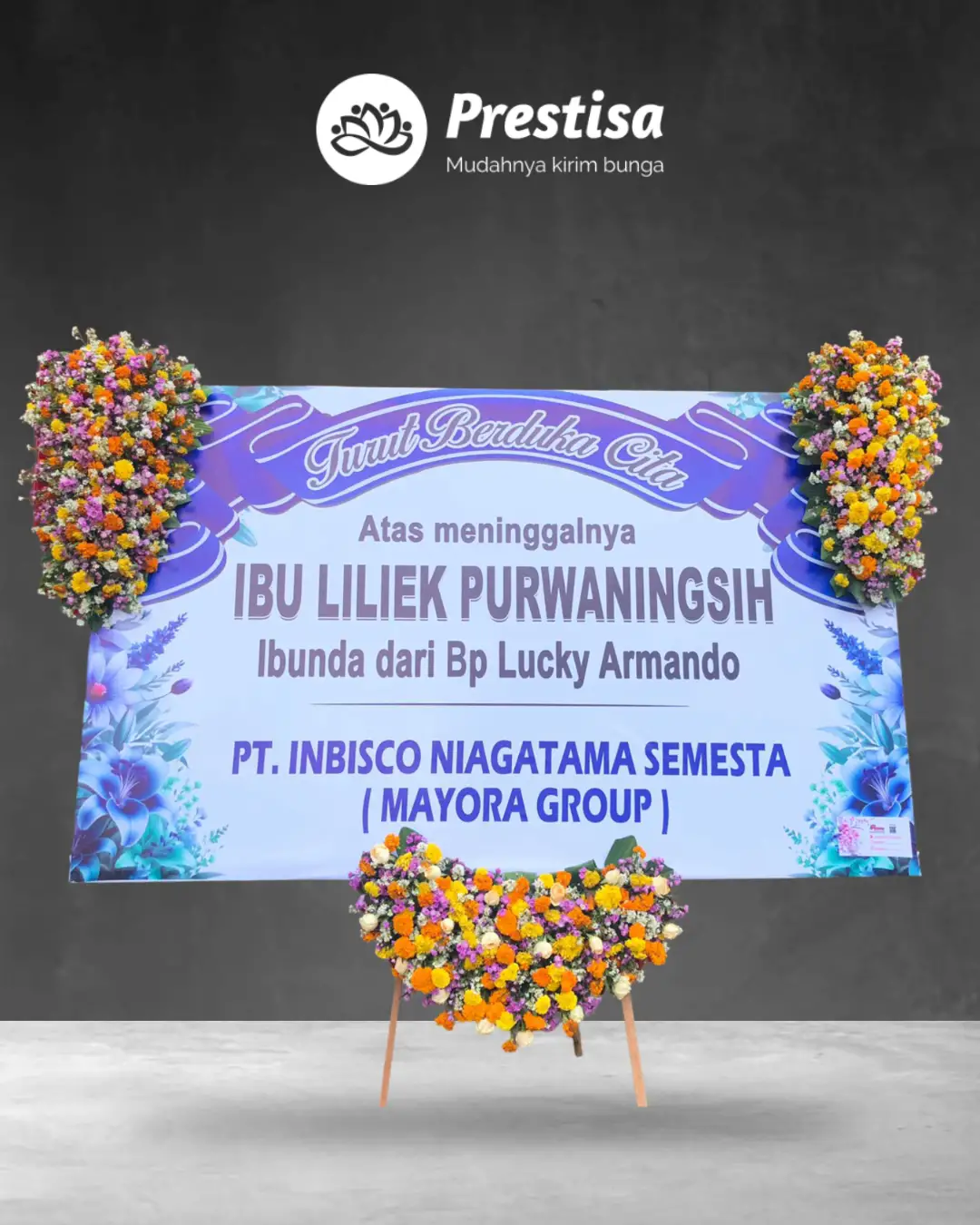 Karangan Bunga Papan – Duka Cita– Pasuruan – 8