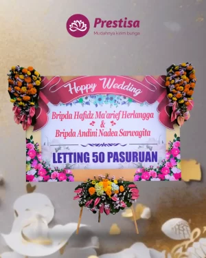 Karangan Bunga Papan – Wedding– Madiun – 8