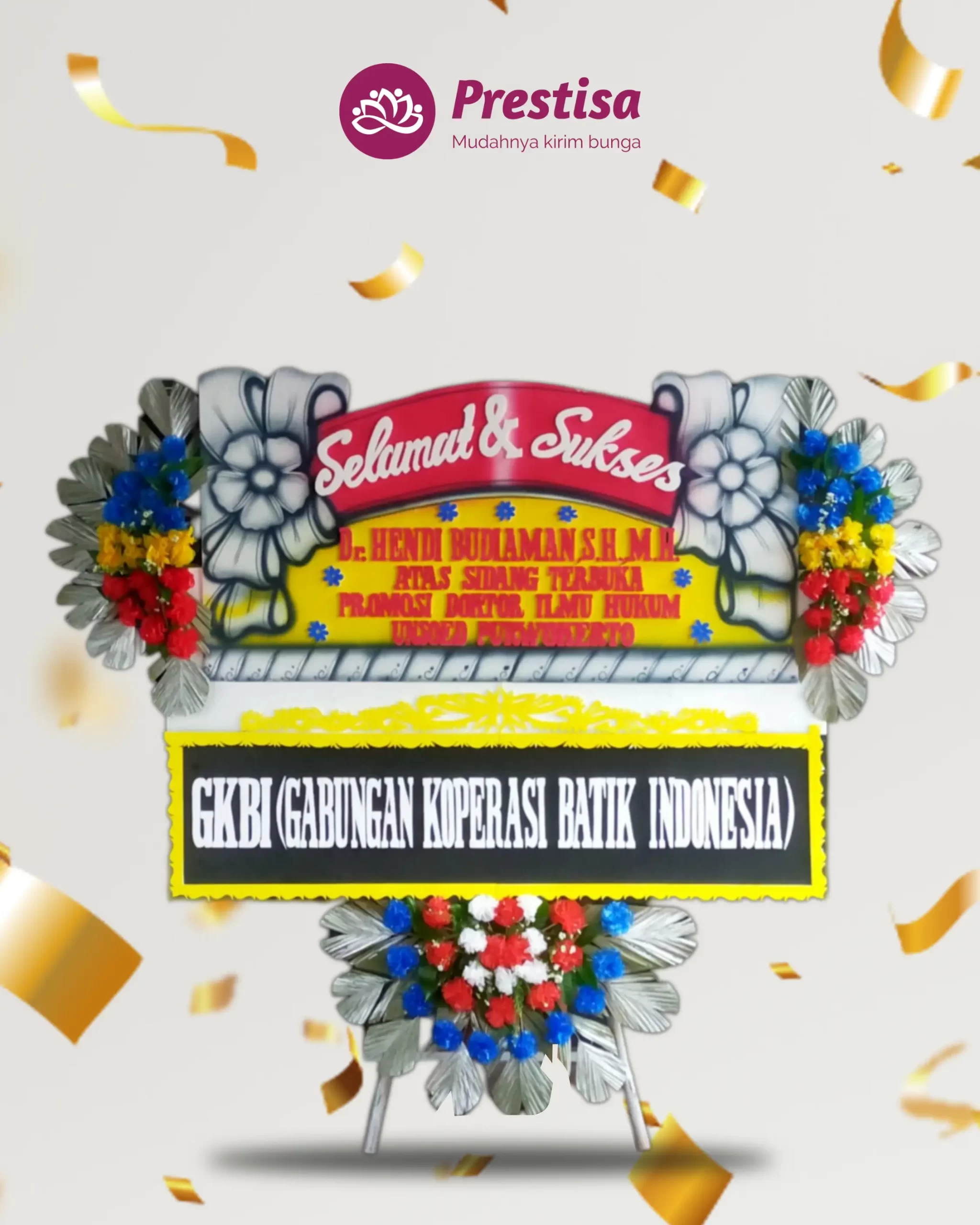 Karangan Bunga Papan – Congratulation– Purwokerto – 9