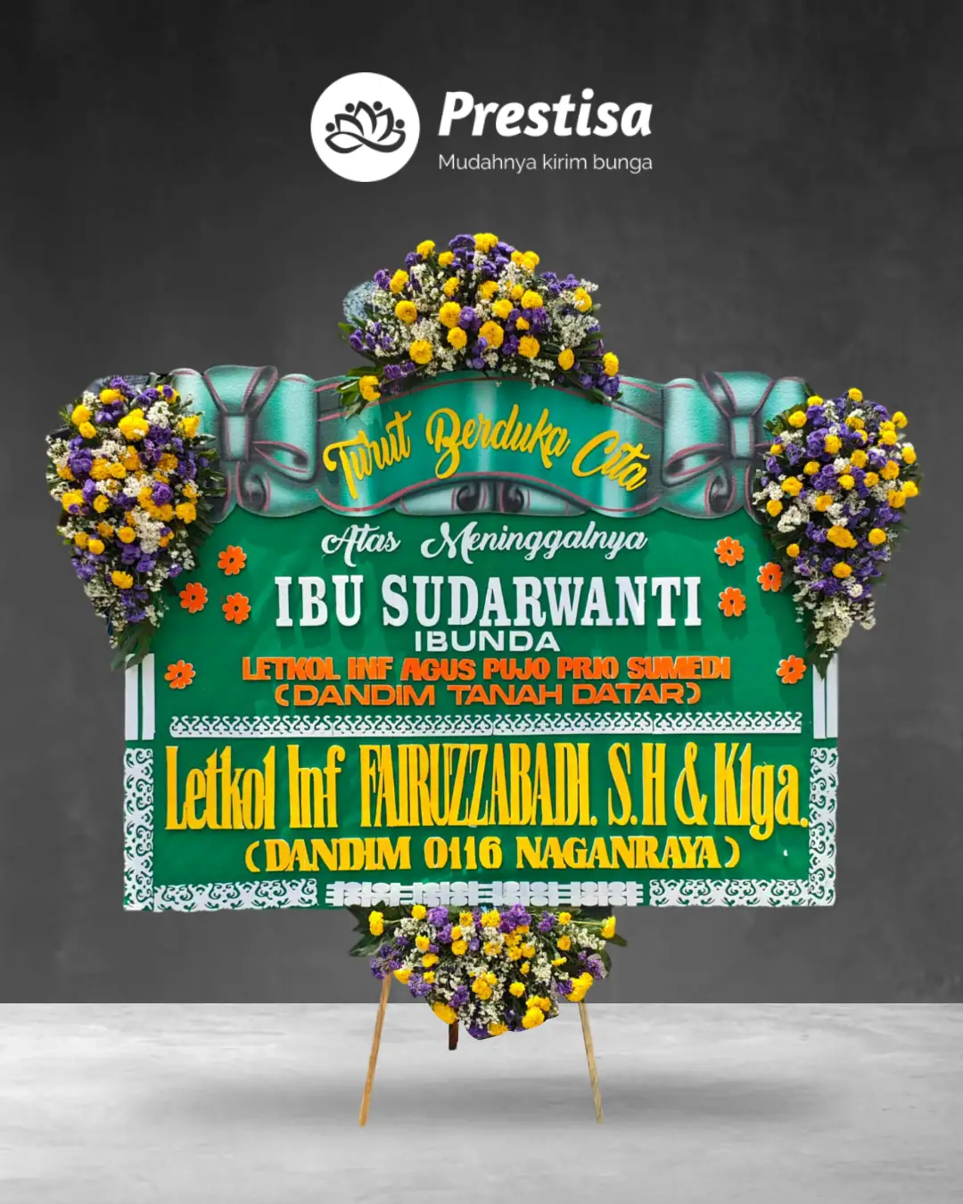 Karangan Bunga Papan – Duka Cita– Kediri – 9