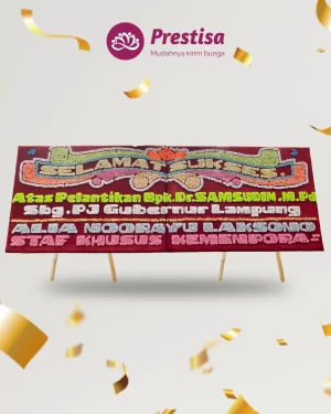 Karangan Bunga Papan – Congratulation– Bandar Lampung– 5