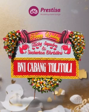 Karangan Bunga Papan – Wedding– Mojokerto – 9