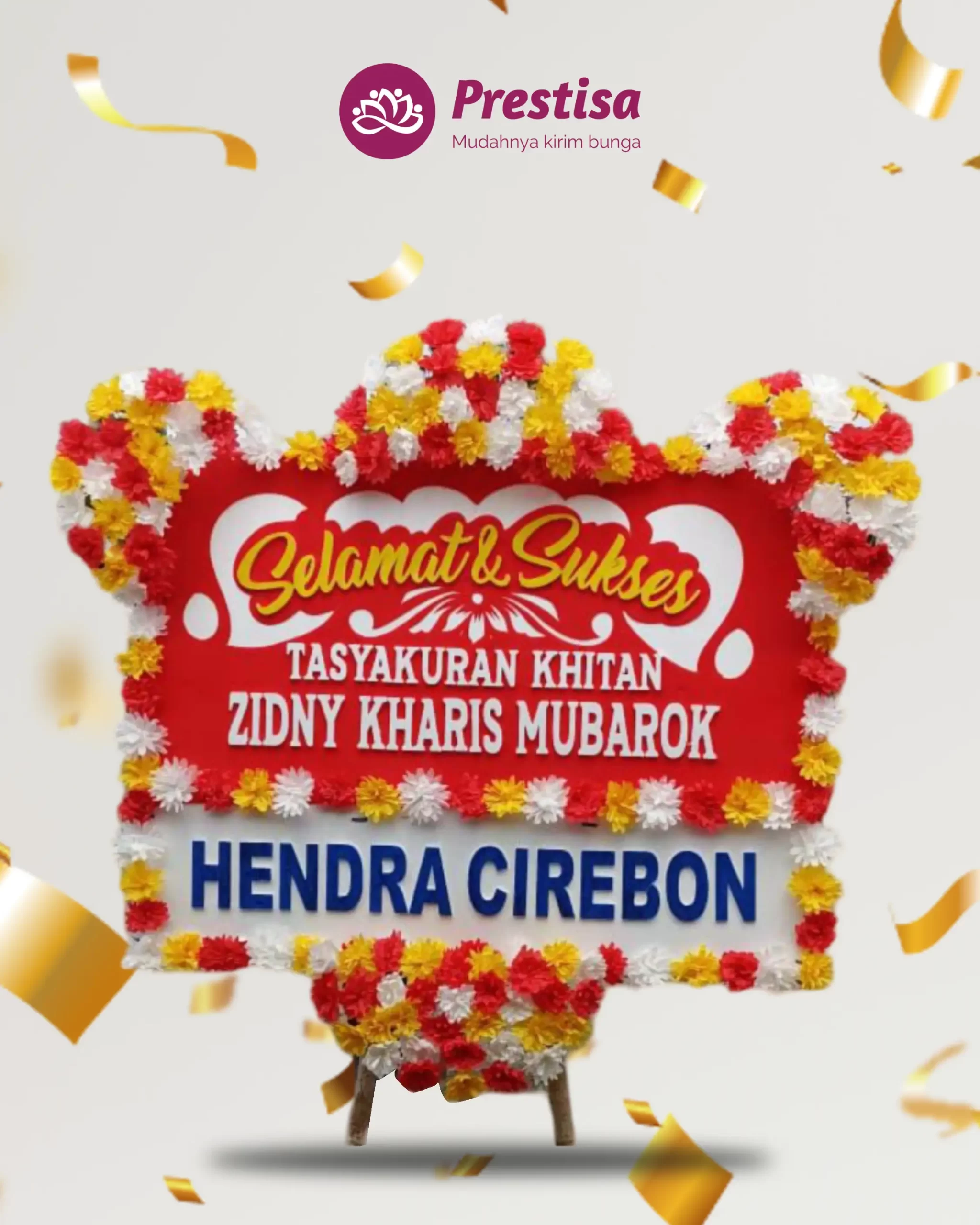 Karangan Bunga Papan – Congratulation– Tegal – 9