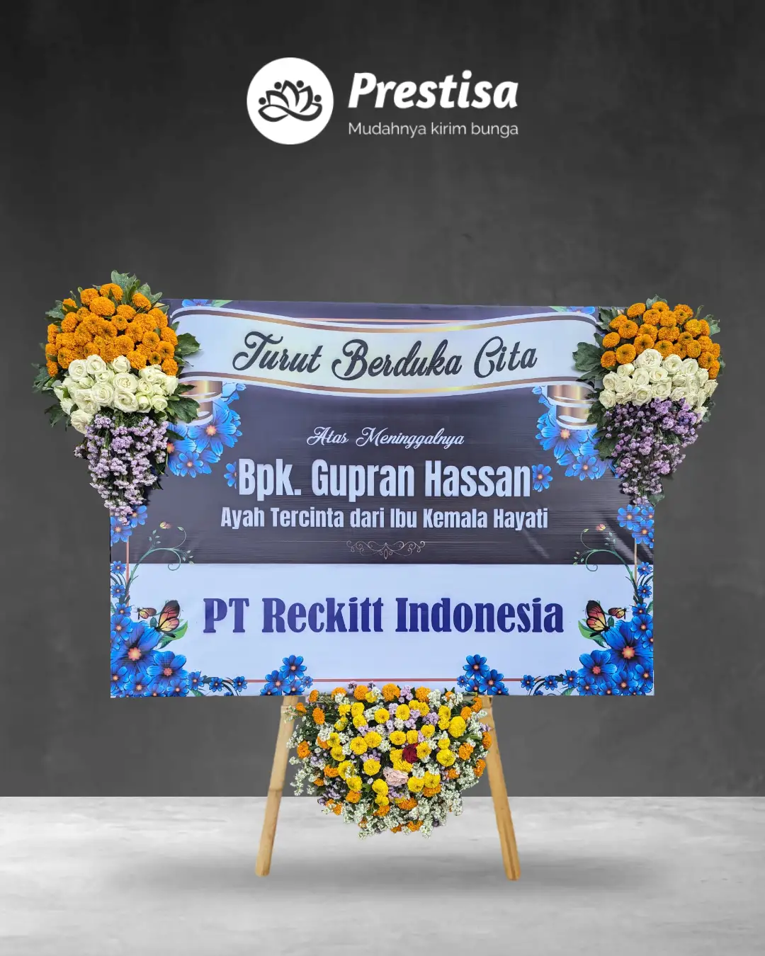 Karangan Bunga Papan – Duka Cita– Batu – 9