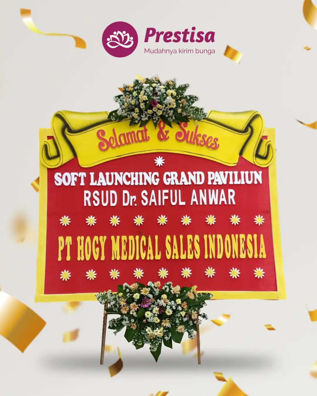 Karangan Bunga Papan – Congratulation– Malang – 4