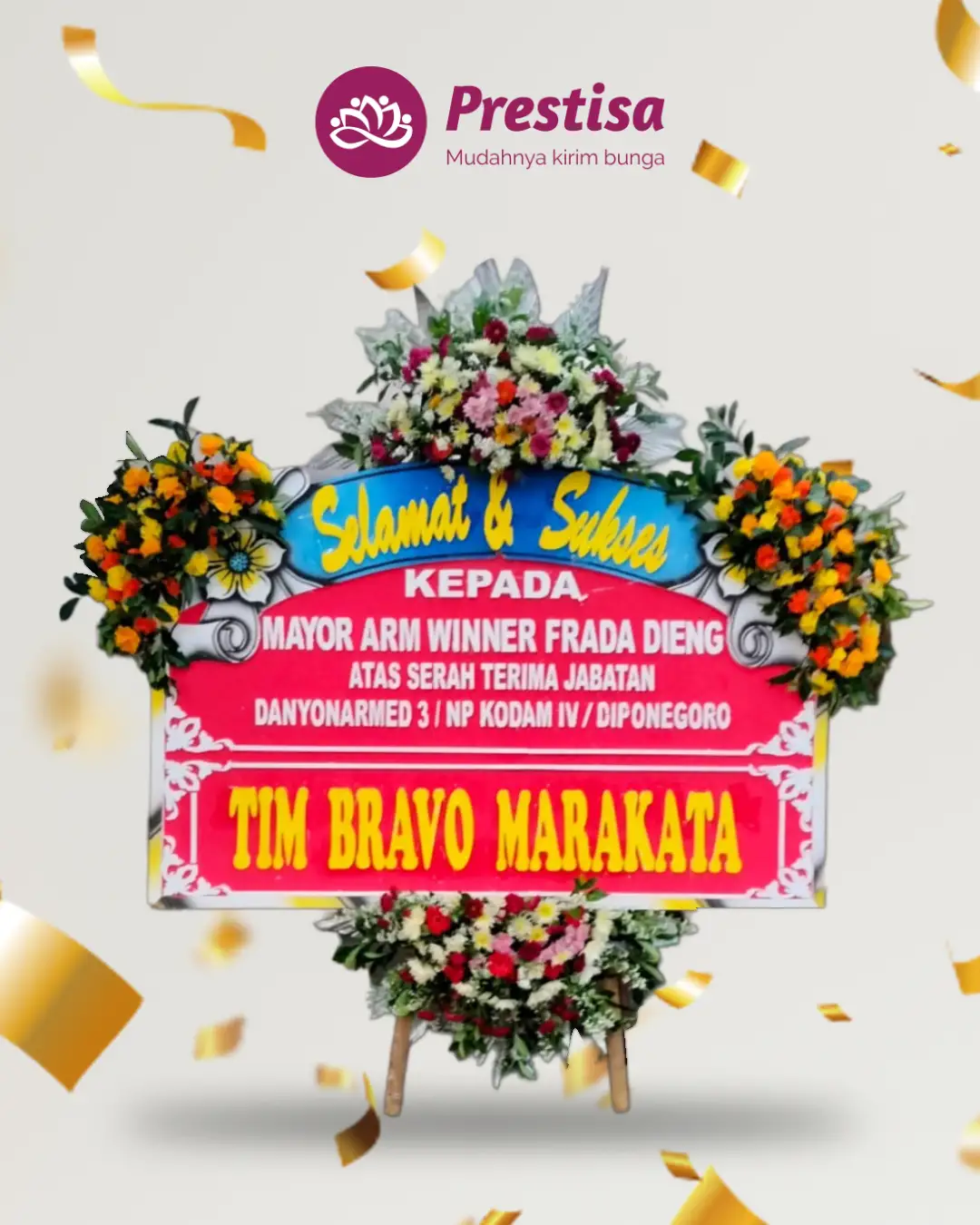 Karangan Bunga Papan – Congratulation– Magelang – 7