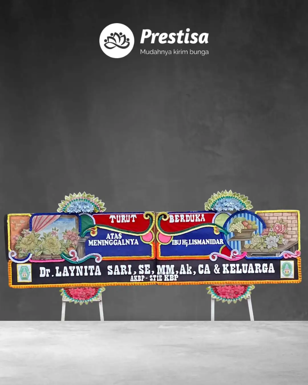 Karangan Bunga Papan – Duka Cita– Bukittinggi– 11