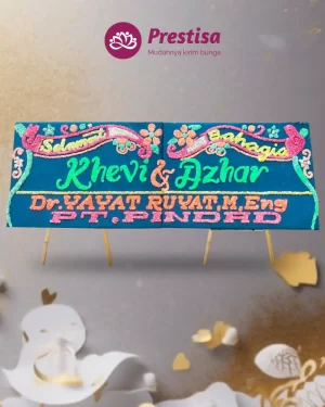 Karangan Bunga Papan – Wedding– Bengkulu– 6