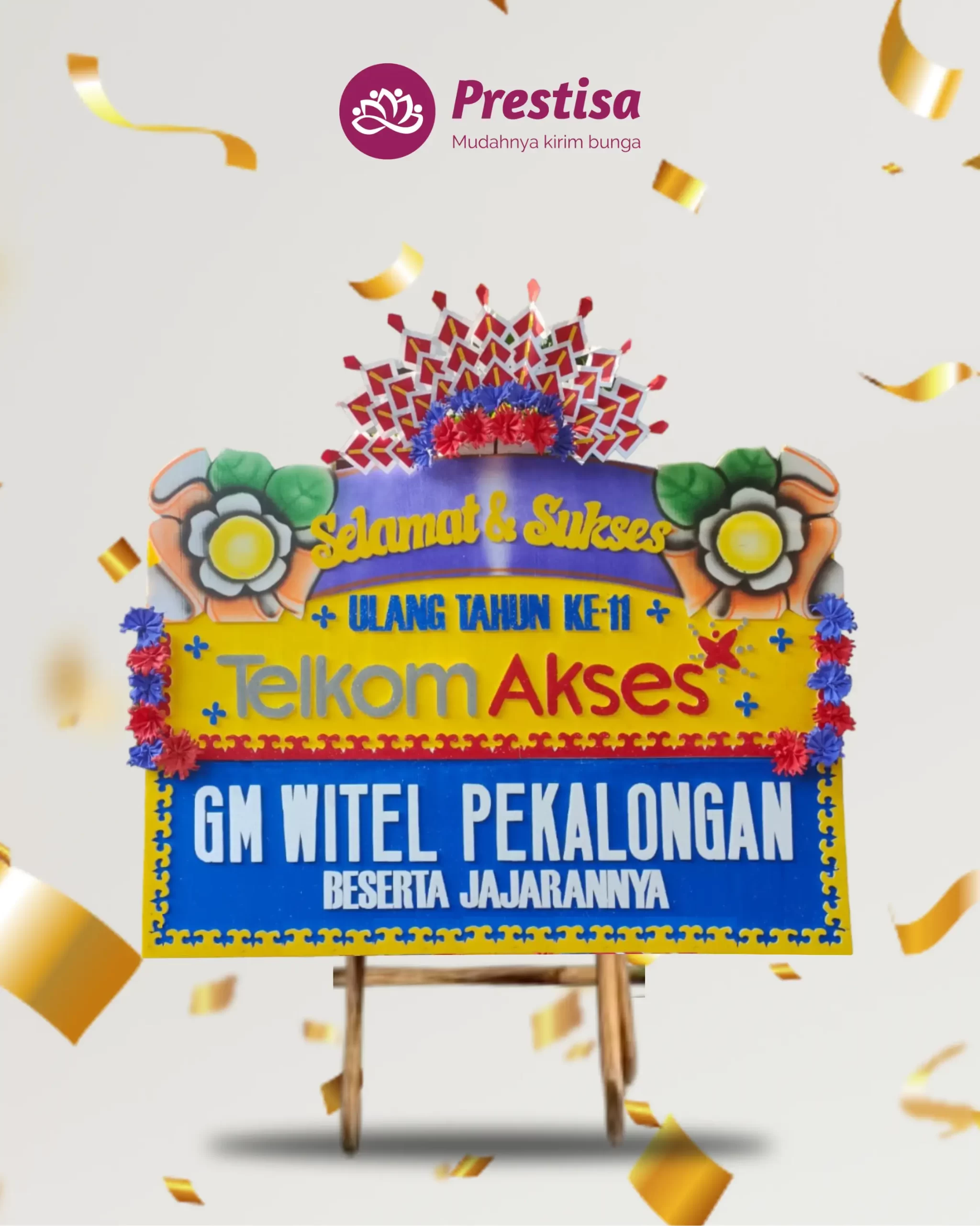 Karangan Bunga Papan – Congratulation– Pekalongan – 1