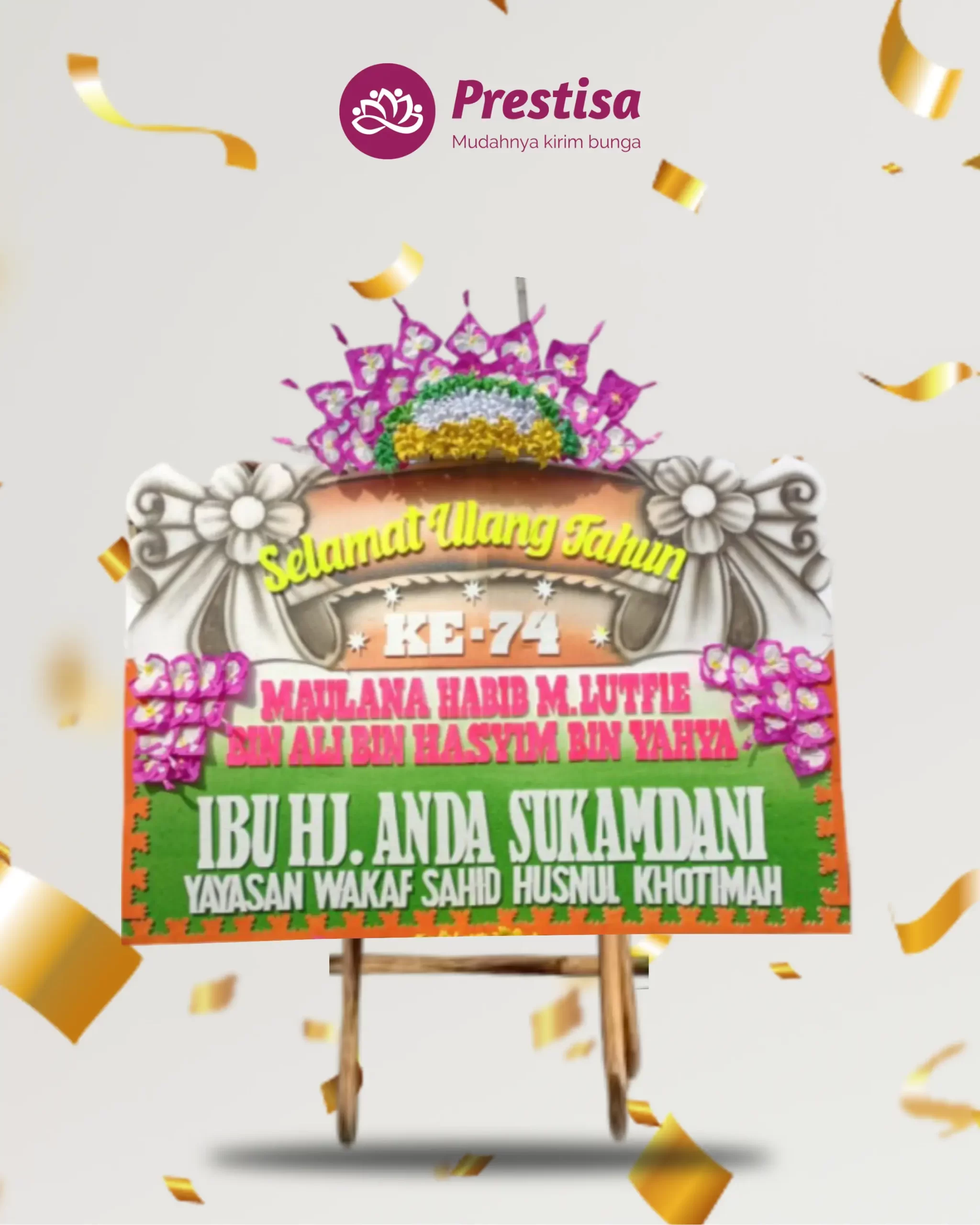 Karangan Bunga Papan – Congratulation– Pekalongan – 3