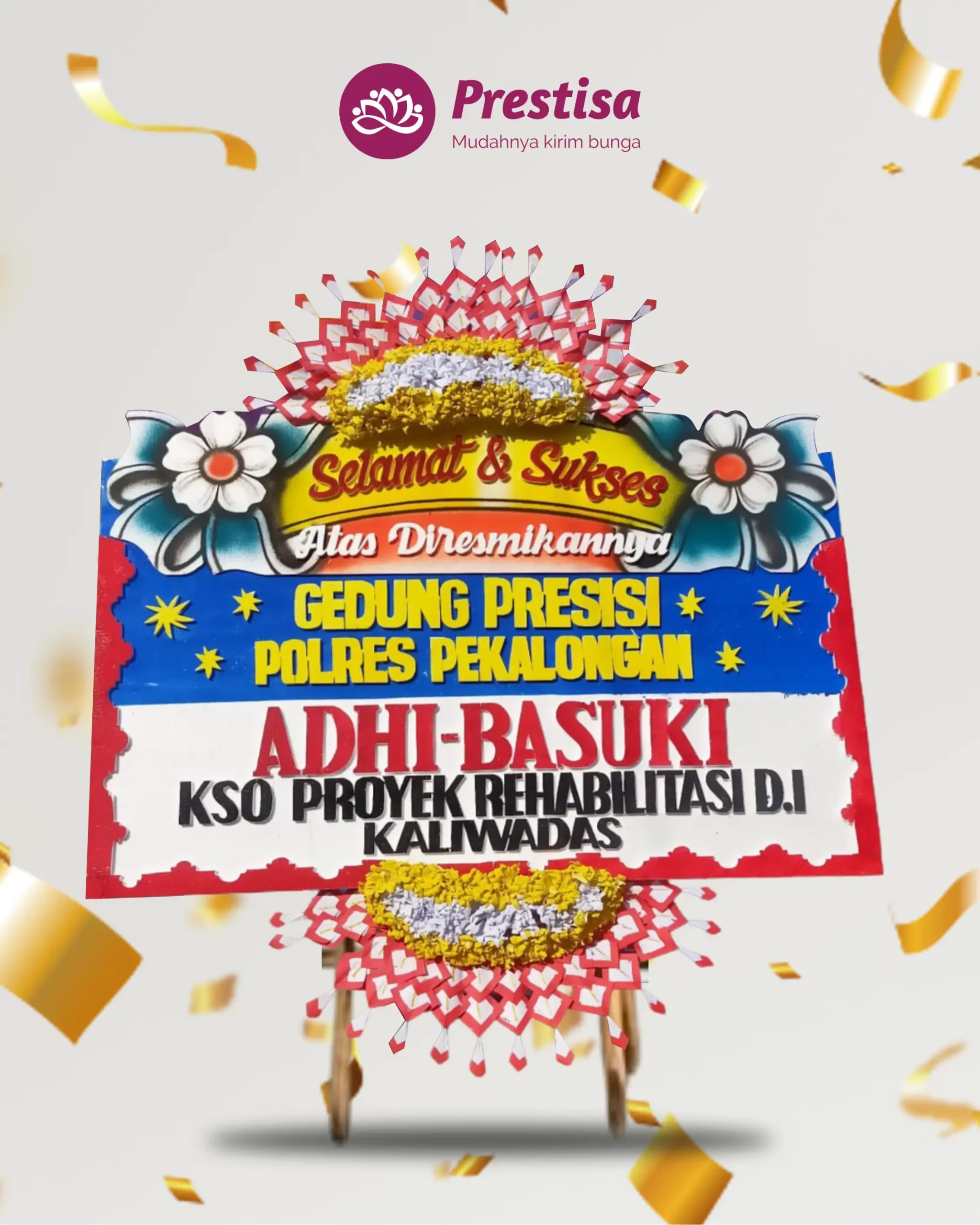 Karangan Bunga Papan – Congratulation– Pekalongan – 5