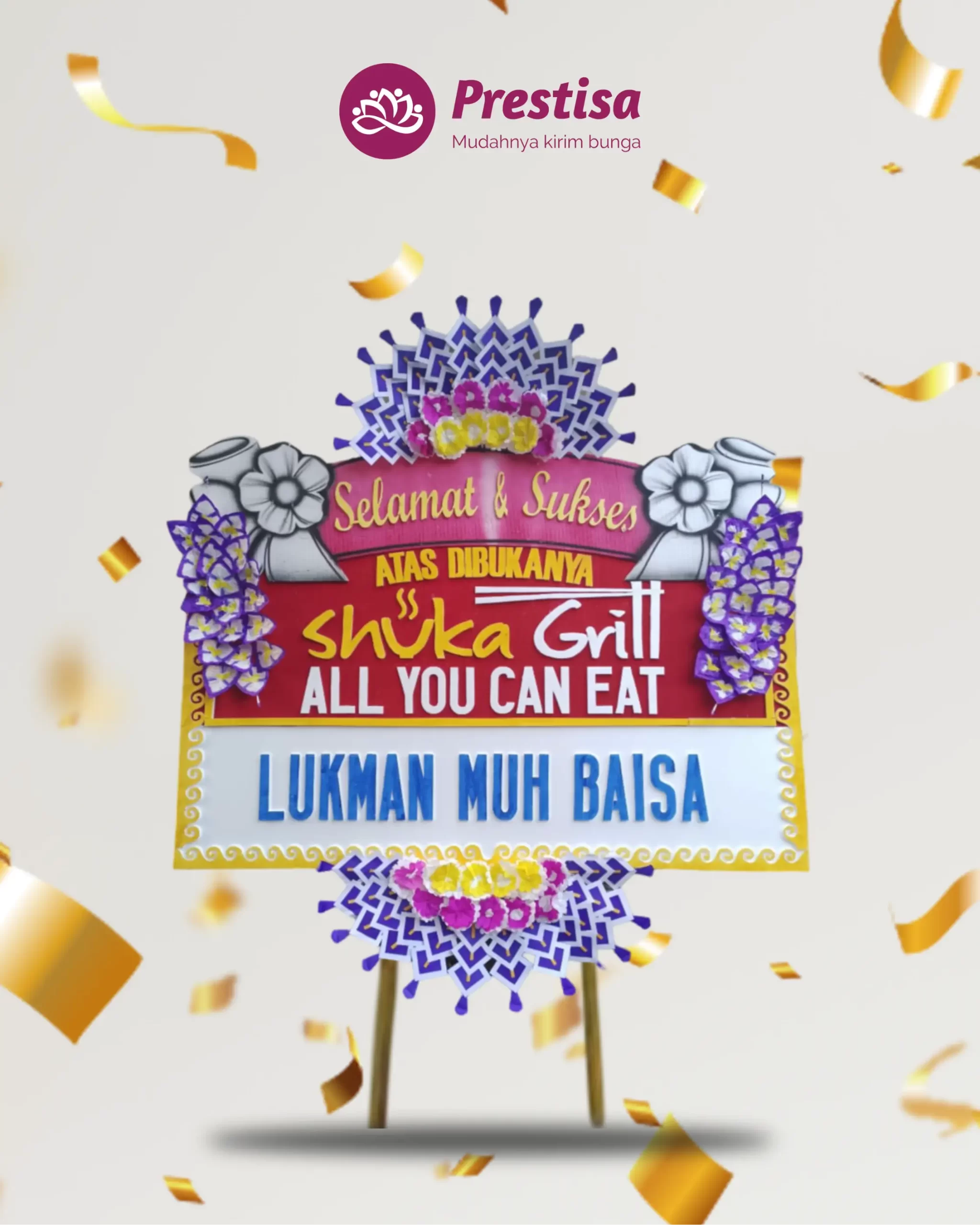 Karangan Bunga Papan – Congratulation– Pekalongan – 8