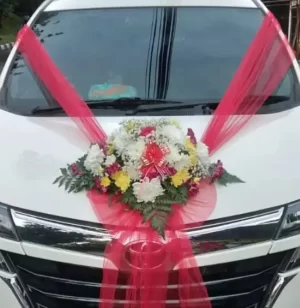 Karangan Bunga Mobil Wedding - Jakarta - 001