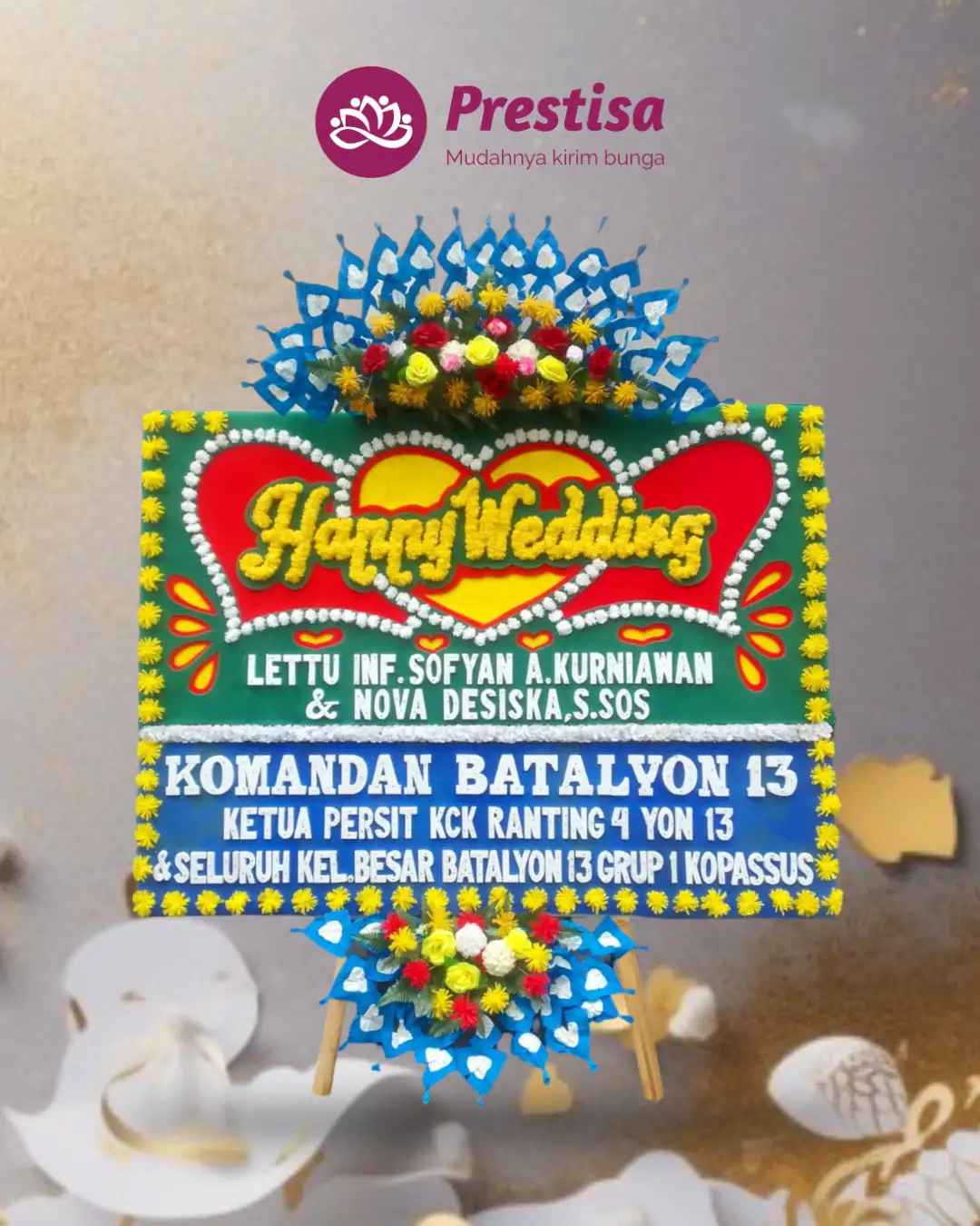 Karangan Bunga Papan – Wedding– Medan– 12