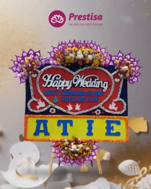 Karangan Bunga Papan – Wedding– Medan– 13