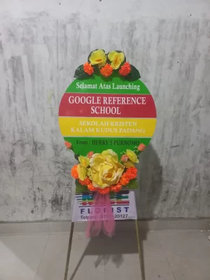 Karangan Bunga Papan Acrylic - Congratulation - Padang - 1