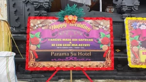 Karangan Bunga Papan - Wedding - Parigi Moutong - 1
