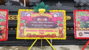Karangan Bunga Papan - Wedding - Parigi Moutong - 2