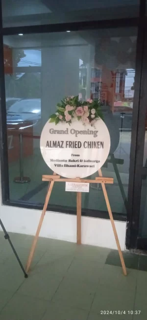 Karangan Bunga Papan Acrylic - Congratulation - Padang - 3