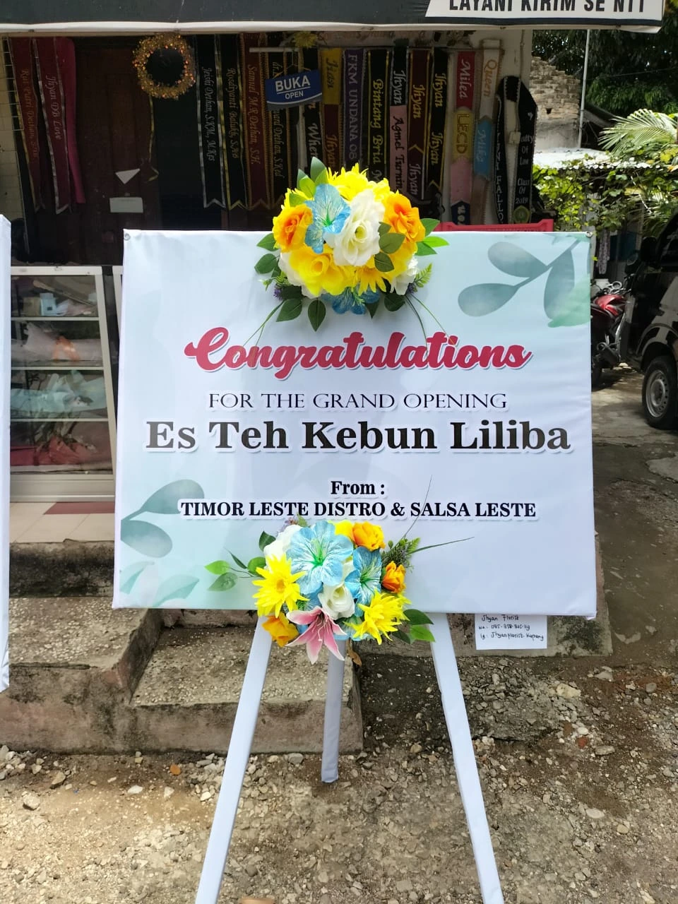 Karangan Bunga Papan Congratulation - Kupang - 001