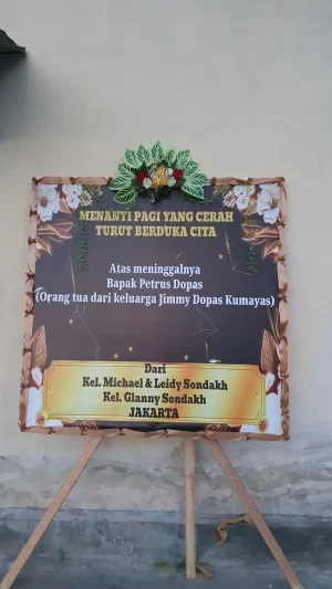 Karangan Bunga Papan - Dukacita - Parigi Moutong - 4