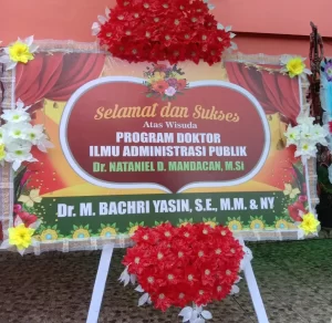 Karangan Bunga Papan Congratulation - Manokwari - 002