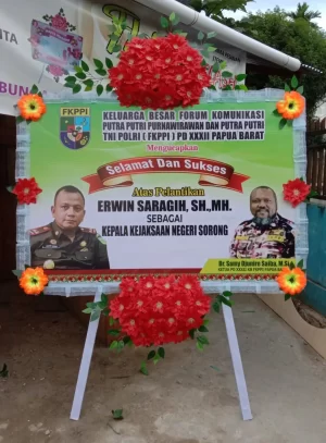 Karangan Bunga Papan Congratulation - Manokwari - 005