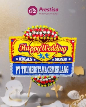 Karangan Bunga Papan Wedding – Jakarta – New – 26