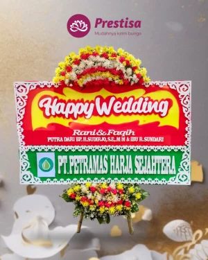 Karangan Bunga Papan Wedding – Jakarta – New – 34