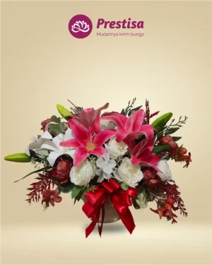 Karangan Bunga Meja Artificial - Jakarta Barat - New - 001