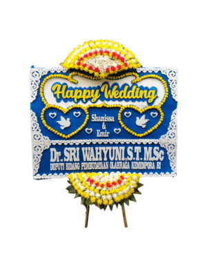 Karangan Bunga Papan Wedding Jakarta - New - 23