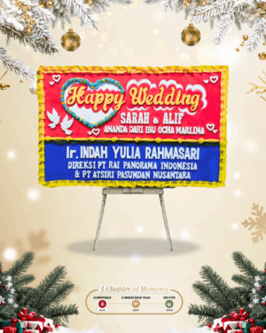 Karangan Bunga Wedding Jabodetabek - New 144