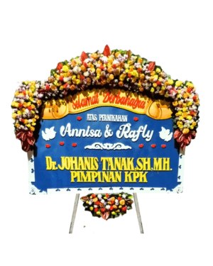 Karangan Bunga Papan Wedding Jawa Timur - New 122