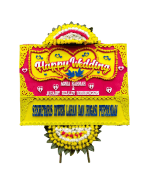 Karangan Bunga Papan Wedding Jakarta - New - 05