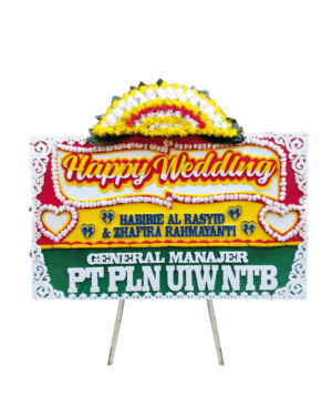 Karangan Bunga Papan Wedding Jakarta - New - 09