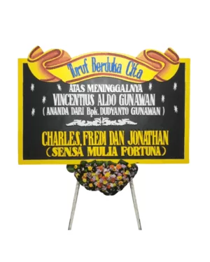 Karangan Bunga Papan Duka Cita Surabaya - New 119