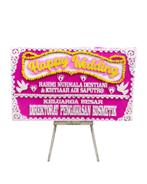 Karangan Bunga Papan Wedding Jakarta - New - 13