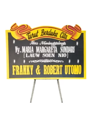Karangan Bunga Papan Duka Cita Surabaya - New 120