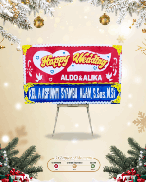 Karangan Bunga Wedding Jabodetabek - New 145