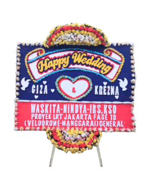 Karangan Bunga Wedding Jabodetabek - New 155