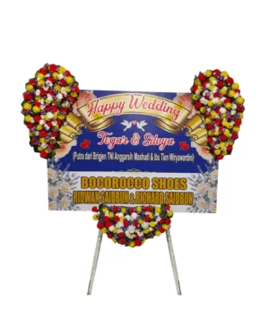 Karangan Bunga Papan Wedding Surabaya - New 128