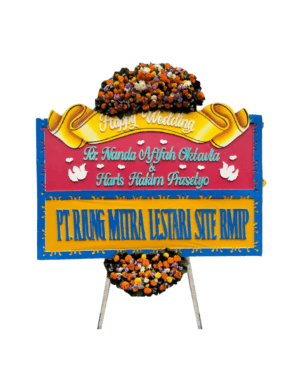Karangan Bunga Papan Wedding Jawa Timur - New 119