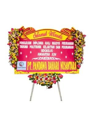 Karangan Bunga Papan Congratulation Surabaya - New 105