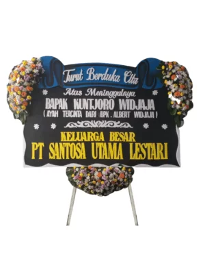 Karangan Bunga Papan Duka Cita Surabaya - New 113