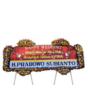 Karangan Bunga Papan Wedding Jawa Timur - New 124